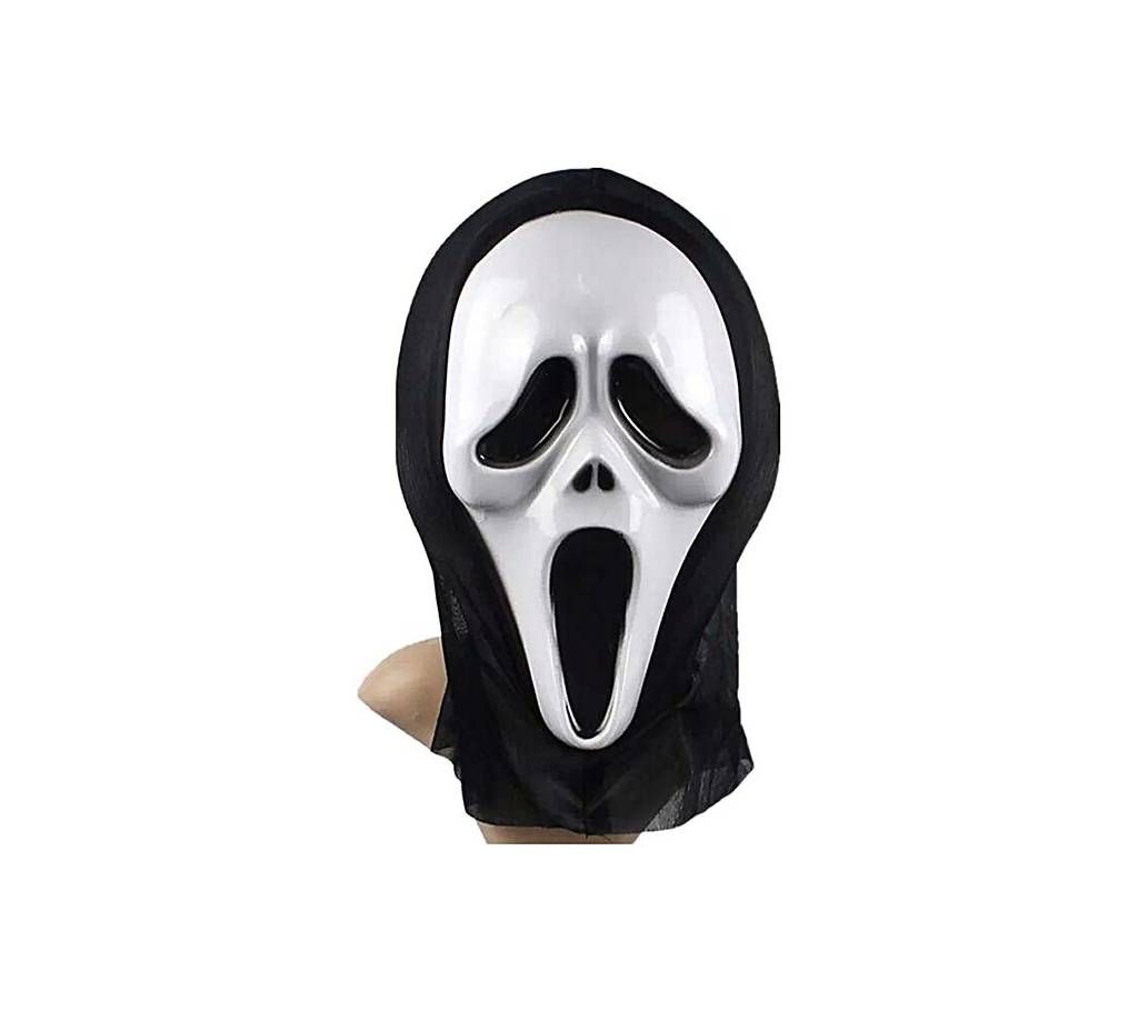 Ghost Mask for Kids - Black and White