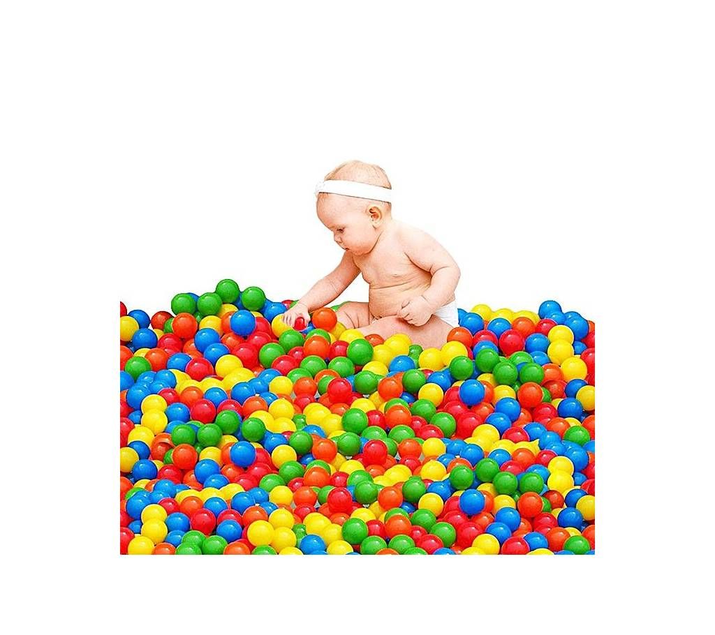 Ocean Balls - 50pcs For Kids - Multi-Color