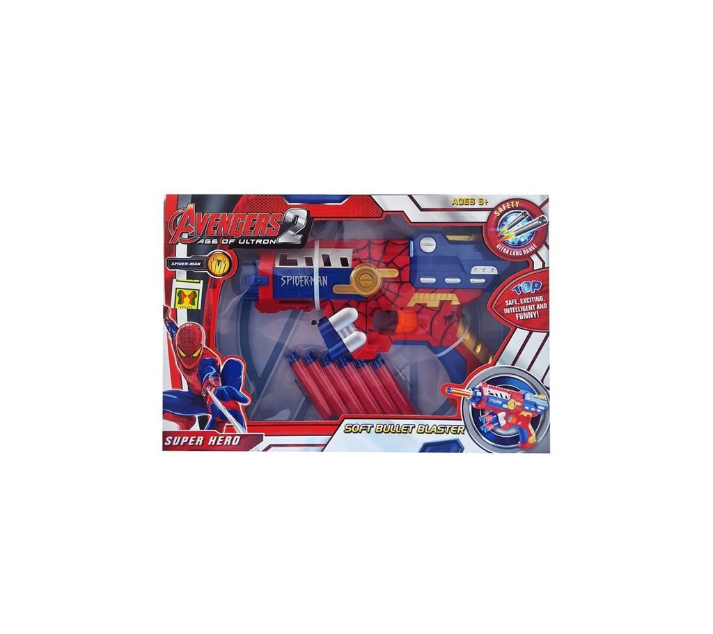 Avenger2 Spiderman Soft Bullet Blaster