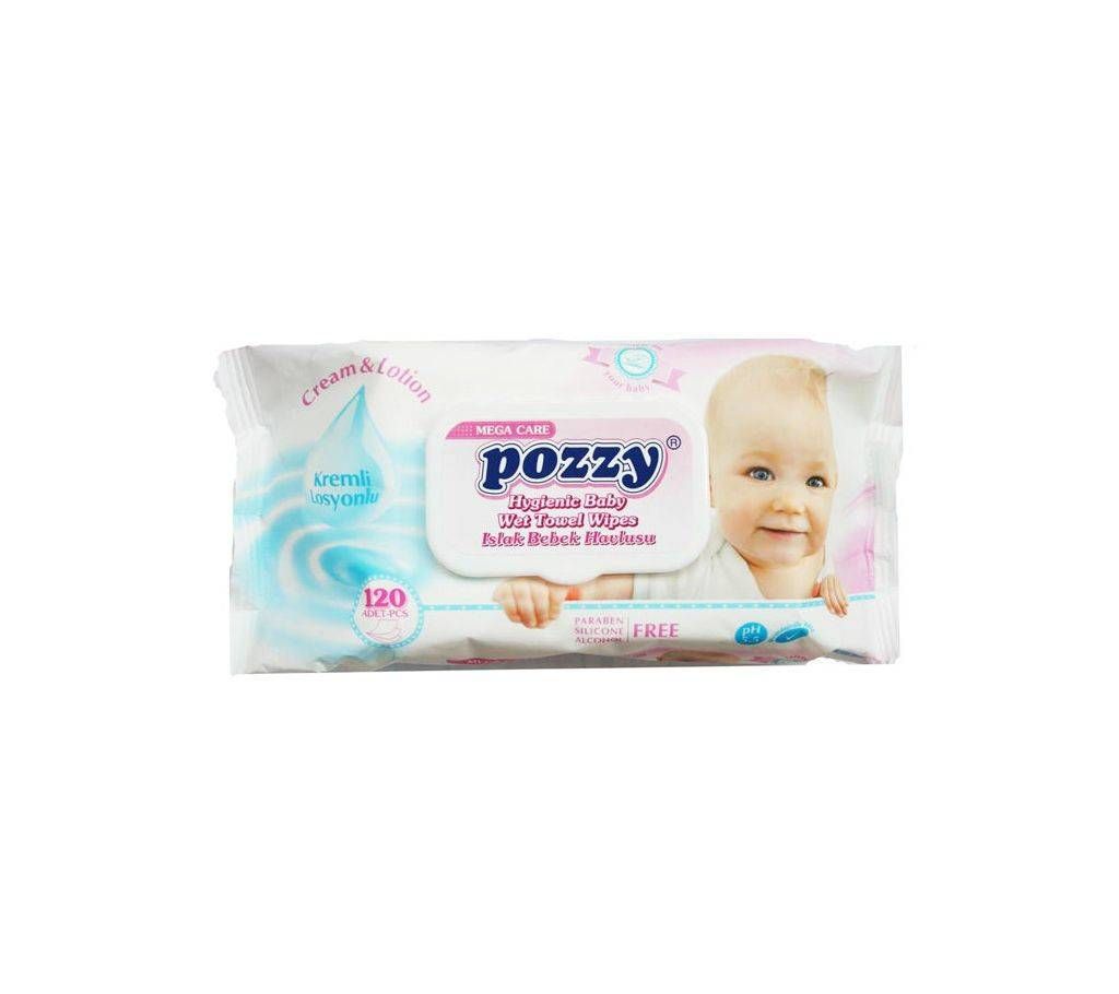 Pozzy Baby Wet Wipes-120 pic