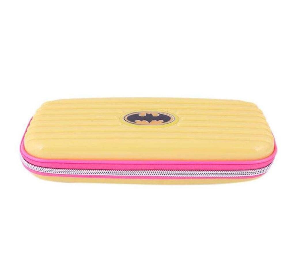 Bat Man Pencil Box - Yellow