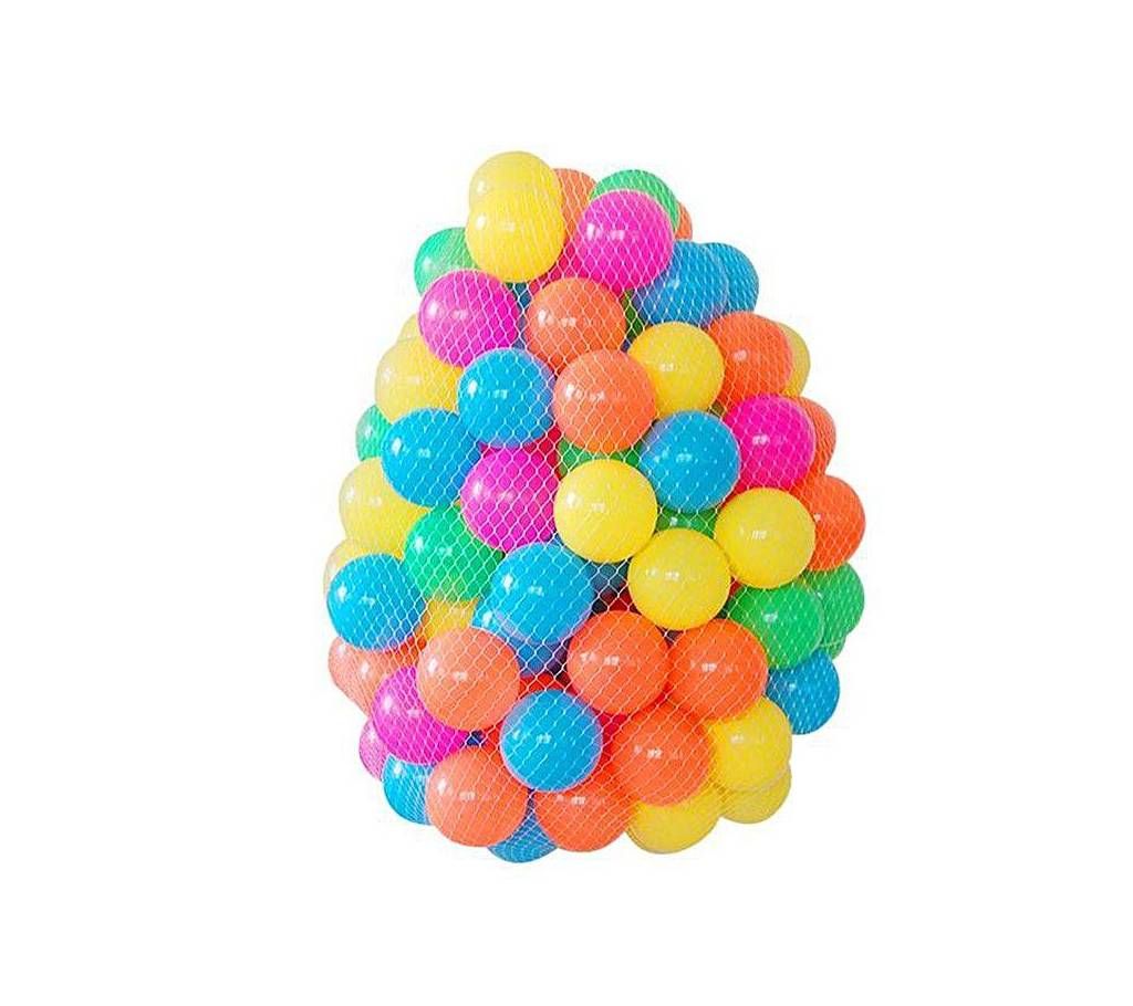 Colorful Soft Plastic Ocean Balls For Kids - 50 pcs 
