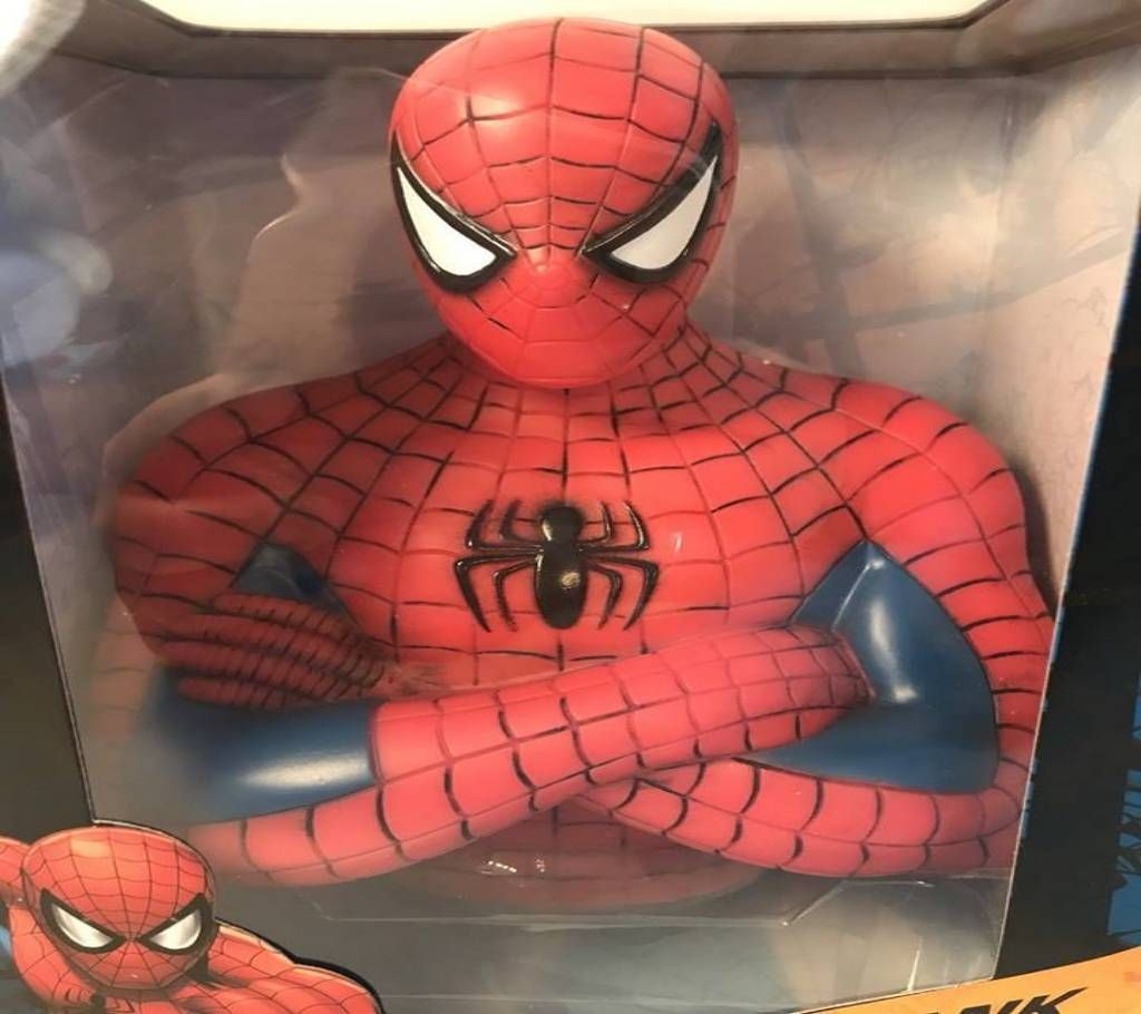 Marvel Comics Spider-man Bust Coin Bank