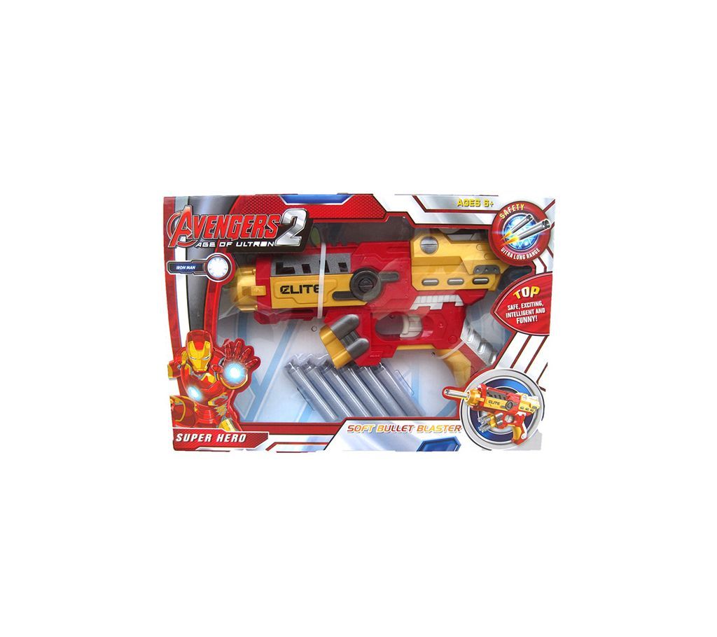 Avenger2 Ironman Soft Bullet Blaster