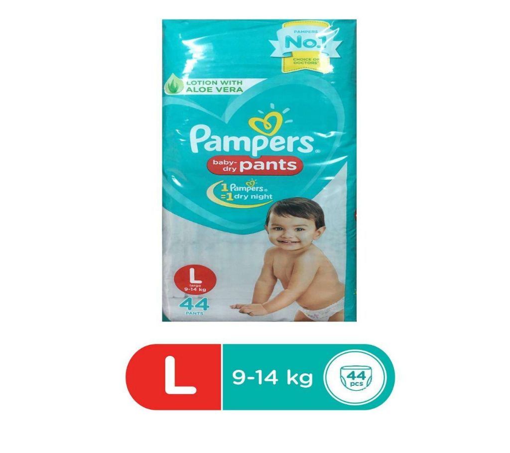 Pampers Baby Dry Pants L 44 (9-14 Kg)