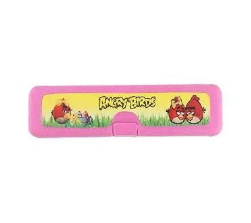 Angry Birds Pencil Box (Small) - Pink (4pcs)
