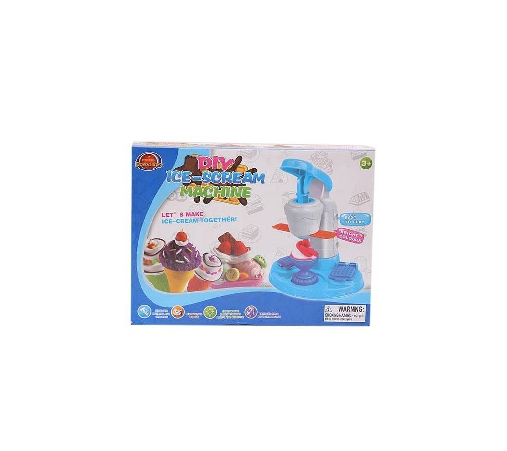 DIY Ice Cream Machine Toy - Blue