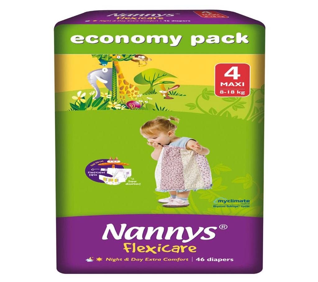 Nannys Flexicare Baby Diaper- Junior 8-18Kg (24pcs)
