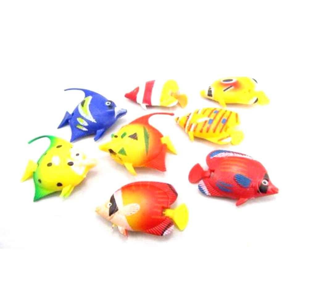 5pcs Floating Plastic Fish Decor for Aquarium