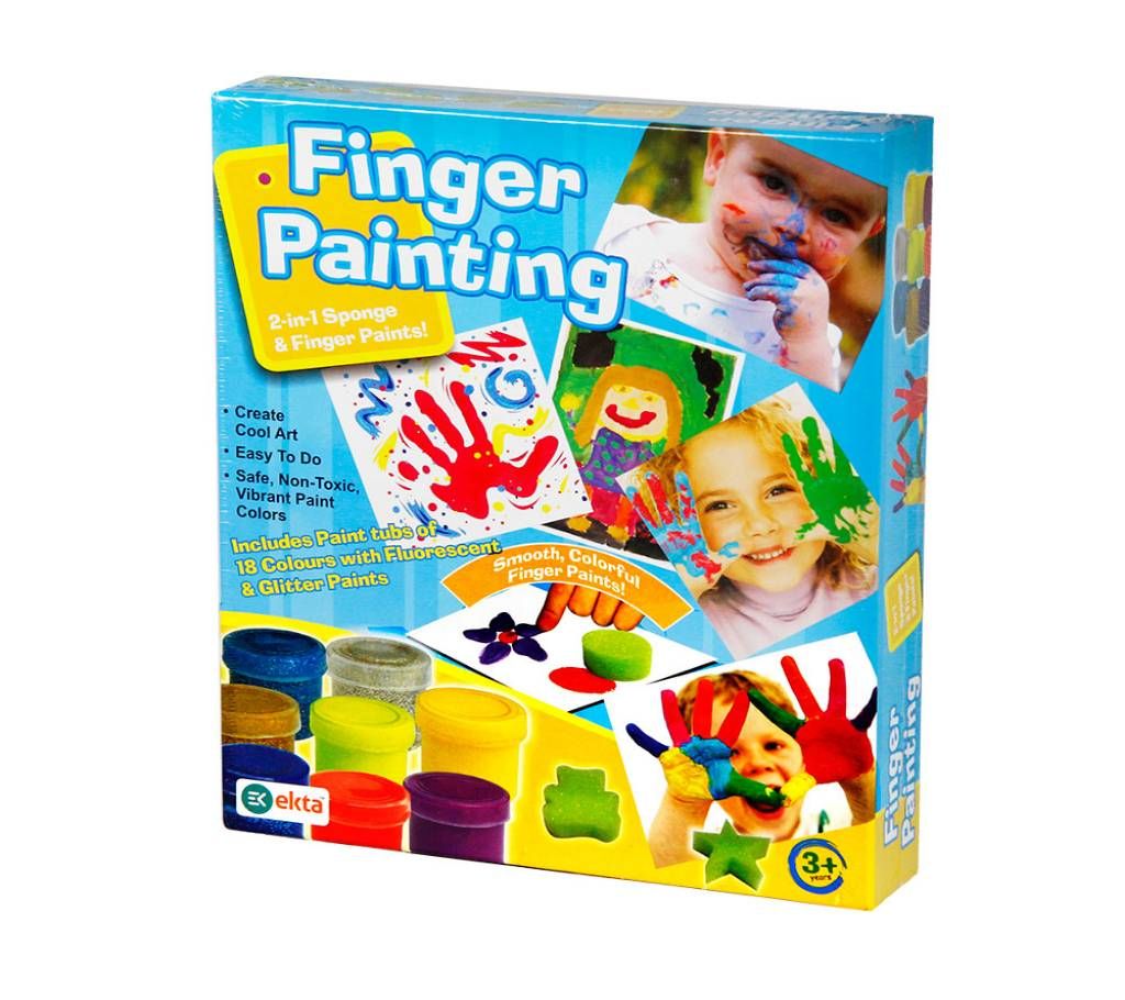 Ekta 2 in 1 Sponge Finger Painting