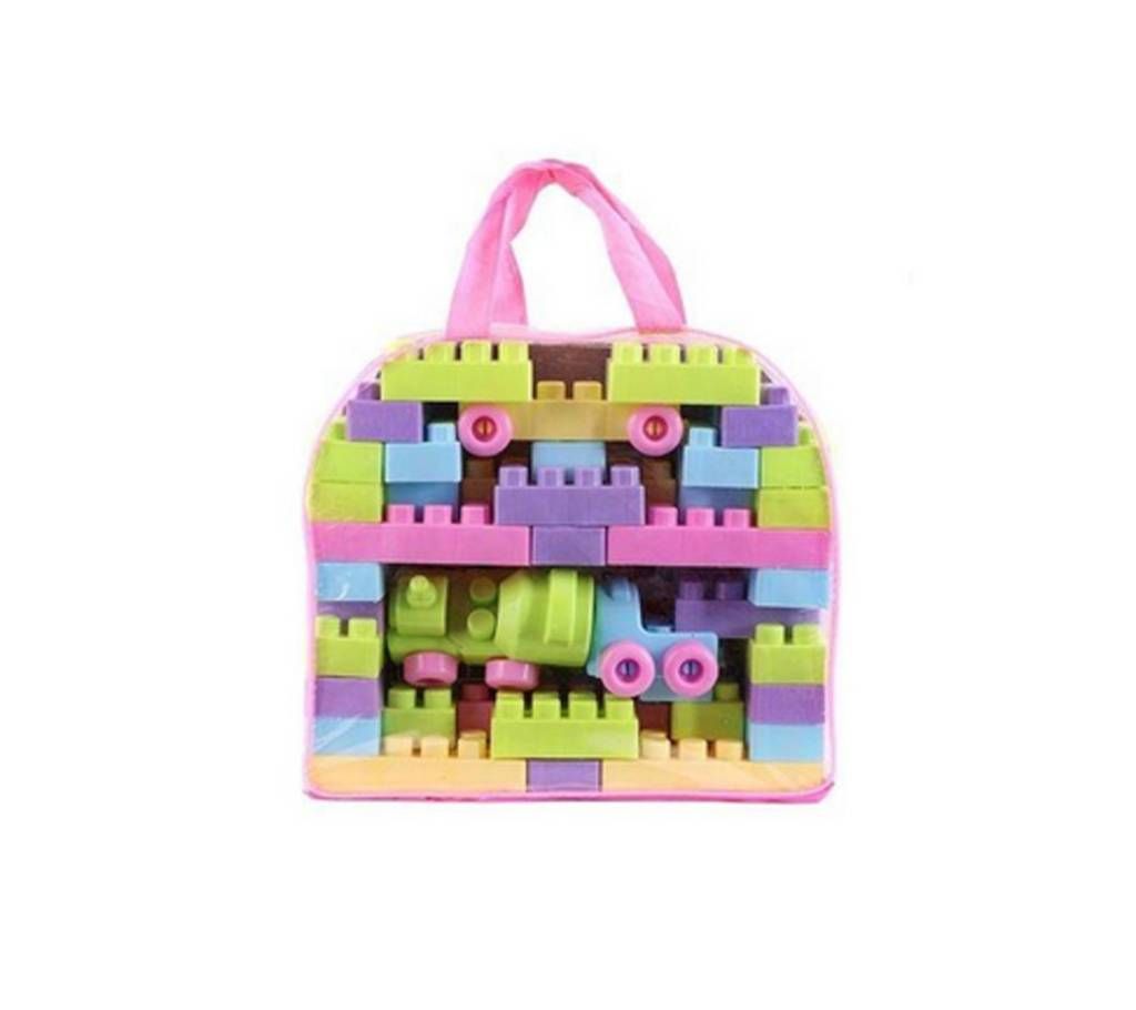 Plastic Building Blocks Toys - Multi Color