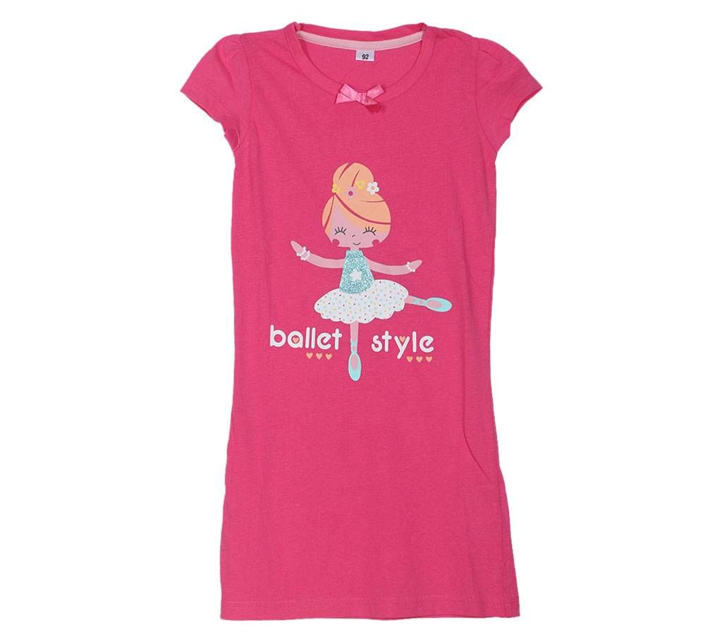Kids Girls Drum T-shirt