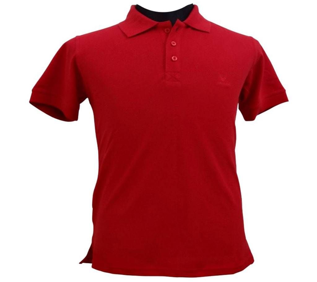 Chinese Red Polo Shirt for Boys