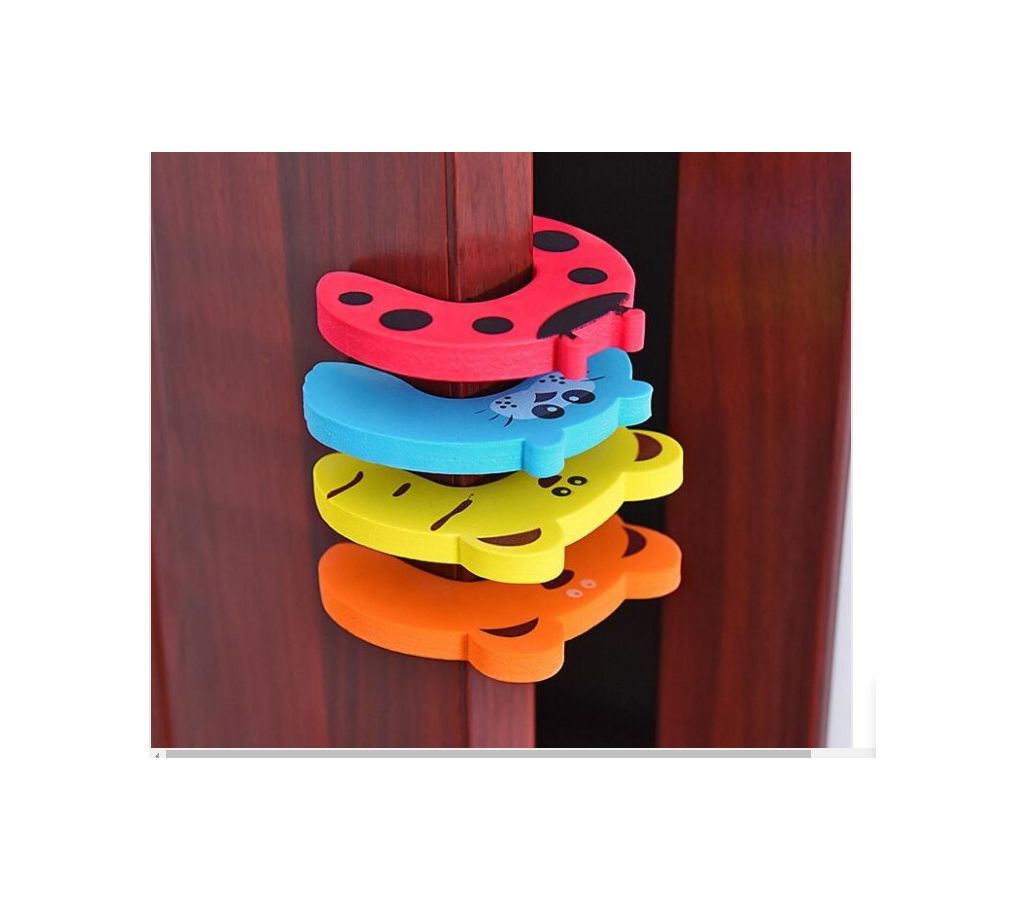 8pcs/lot Kids Baby lock Safety Edge Corner Guards (Cartoon Animal Jammers Stop for Children Door Stopper Holder Finger Protector)