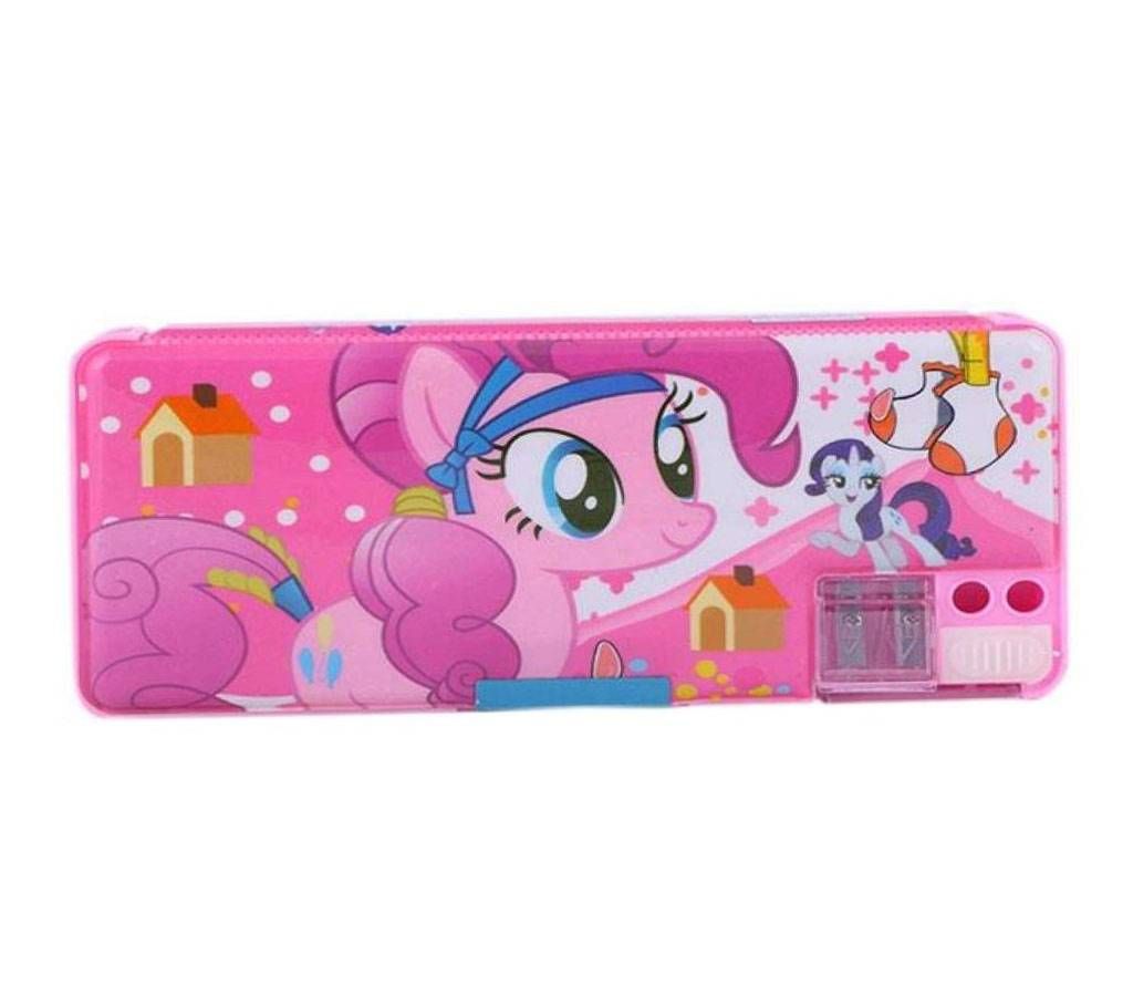 Animated Pencil Box - Pink