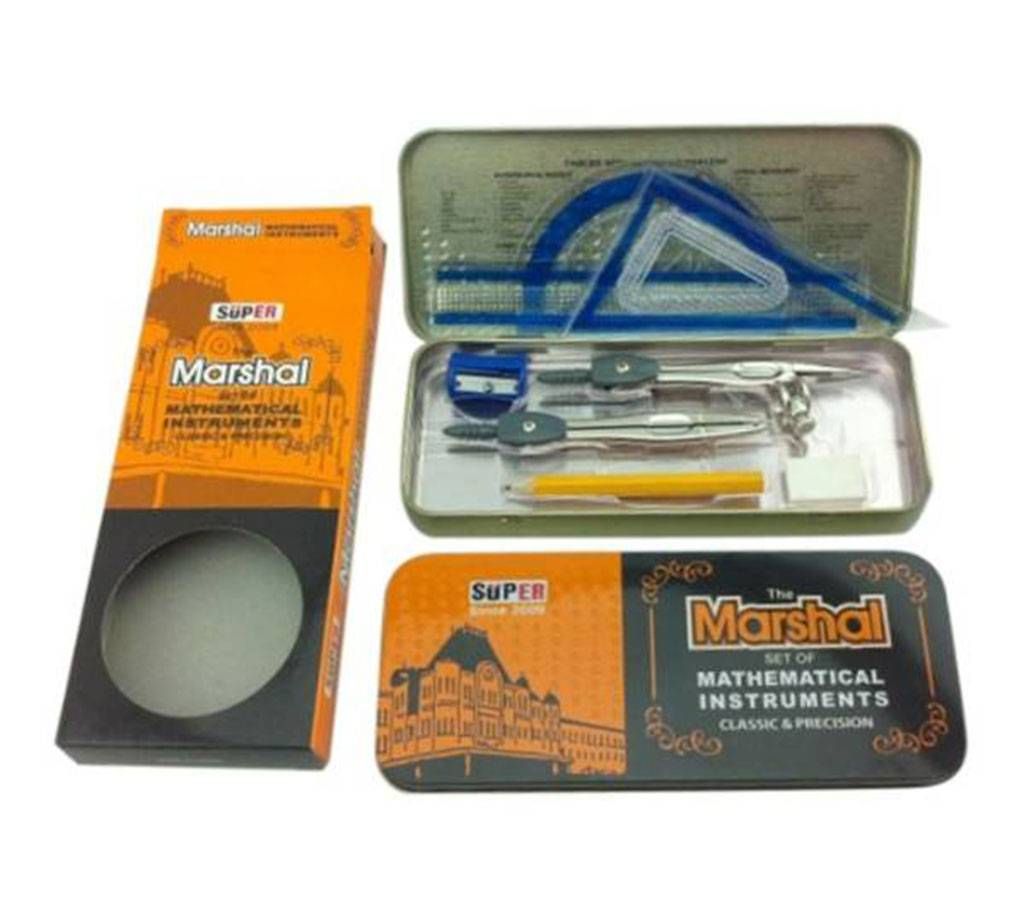 Marshal Geometry box (9 pieces)- 2 pieces set 
