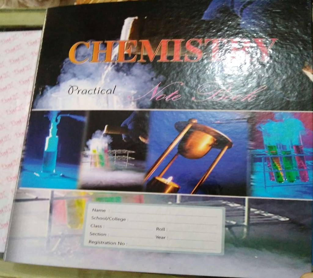 Hearts Practical Khata Chemistry with extra 5 loose sheets