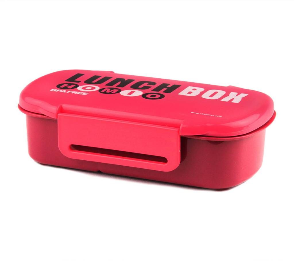 Red Microwave Airtight Lunch Box For Kids