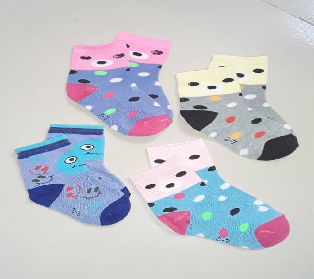 Cotton Socks for Baby - 4 Pair