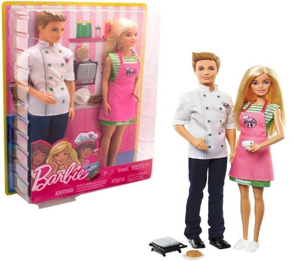 Barbie and Ken Cafe Doll Set