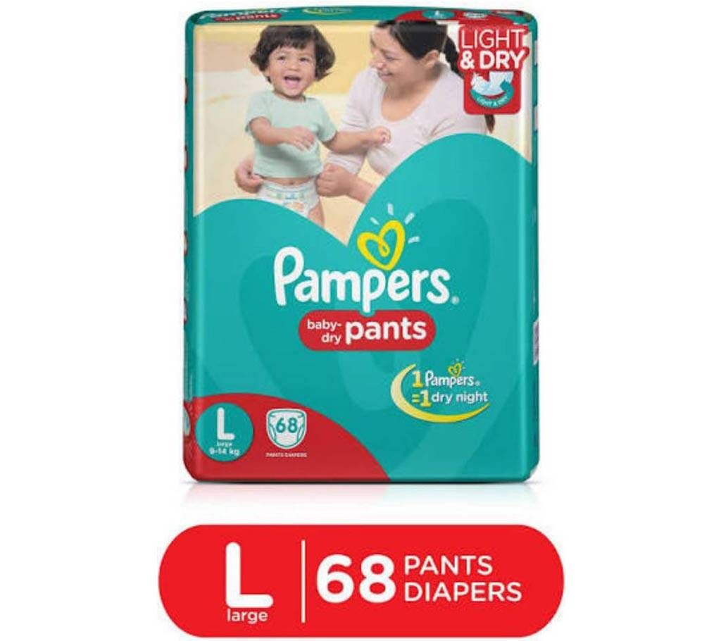 Pampers pants (L-68 pcs)