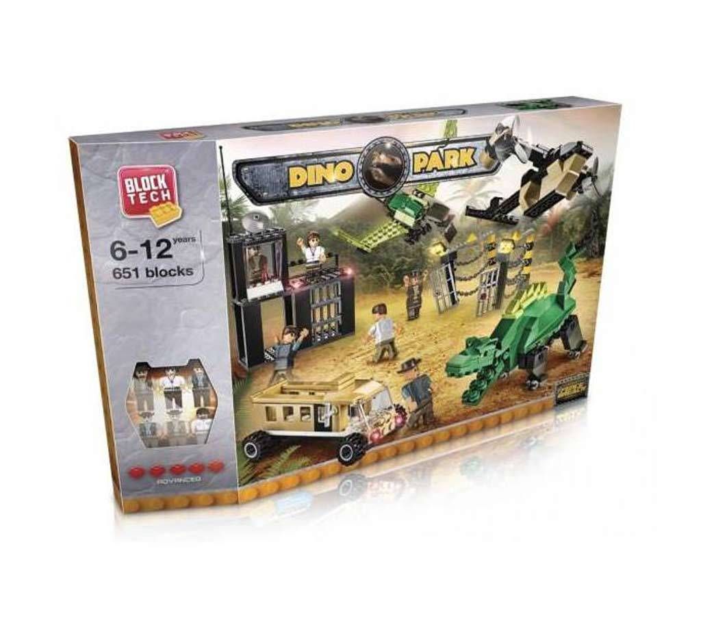BLOCK Tech Large Dino Park Dino Pen Breach
