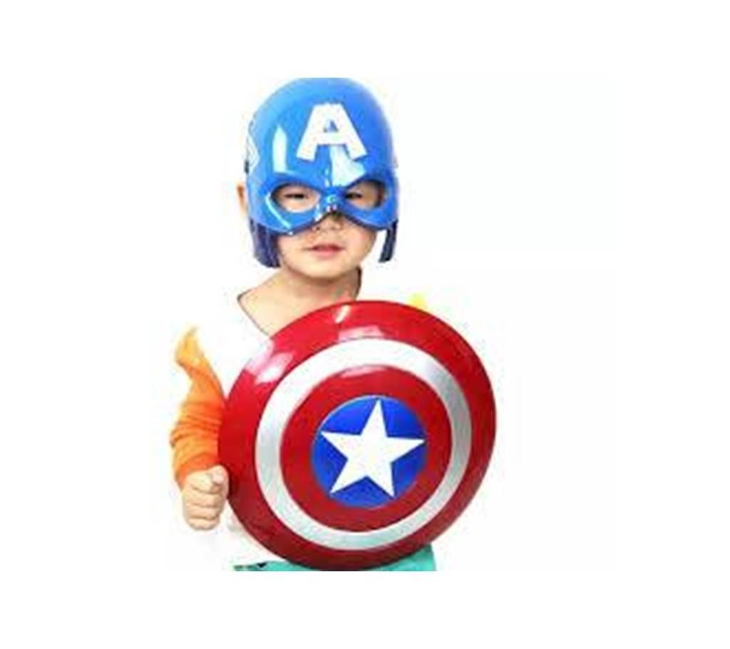 Marvel Captain America Flying Shield & LED Mask