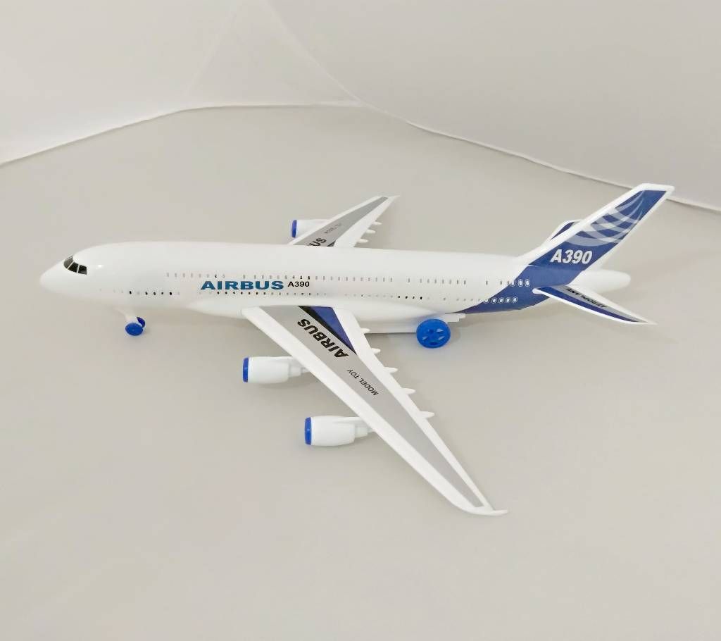 Plane - Plastic Body Toy - White