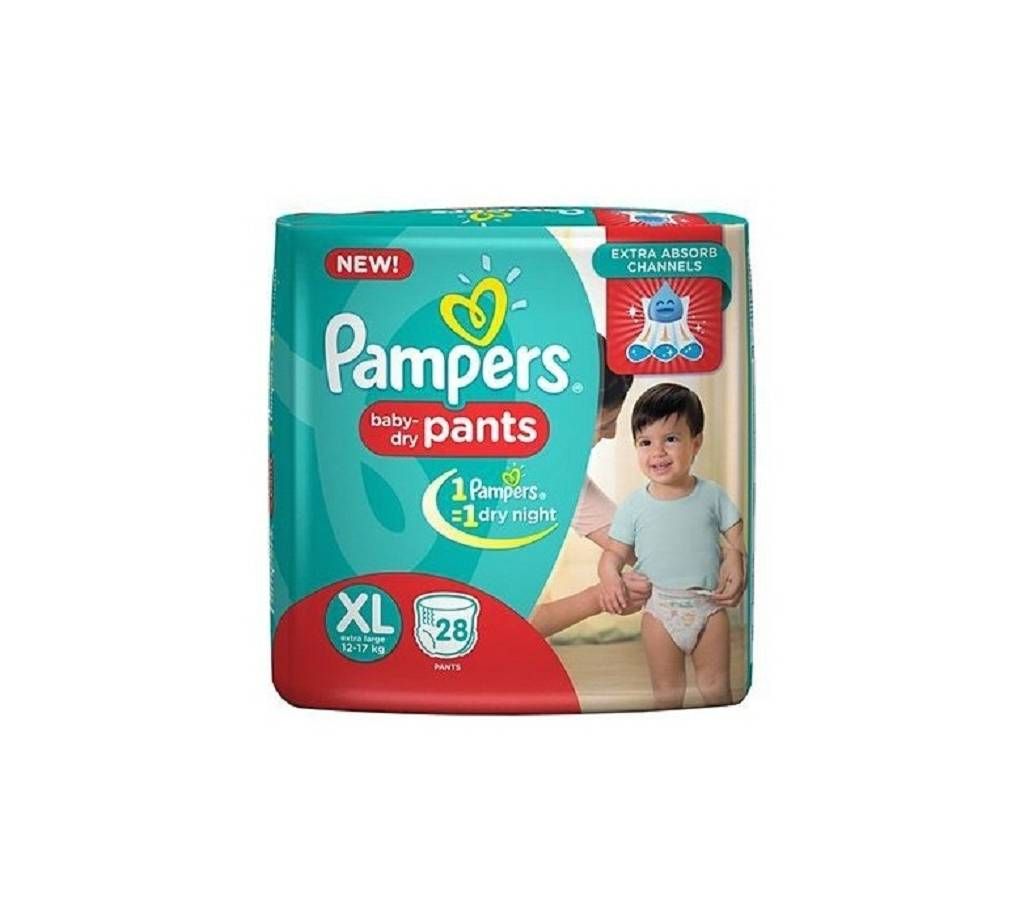 Pampers Baby Dry Pants (XL) 12+ kg 28Pcs India