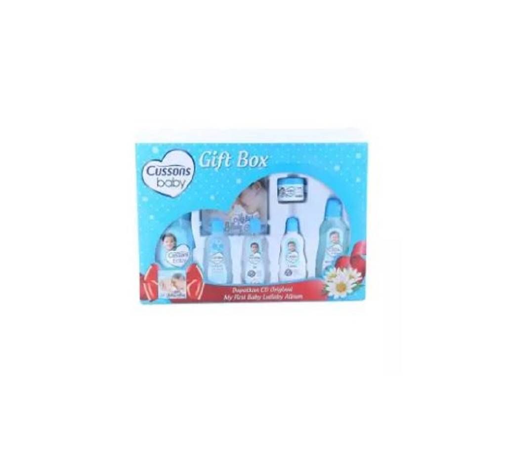 Blue Gift Box for Baby - 7 Pieces
