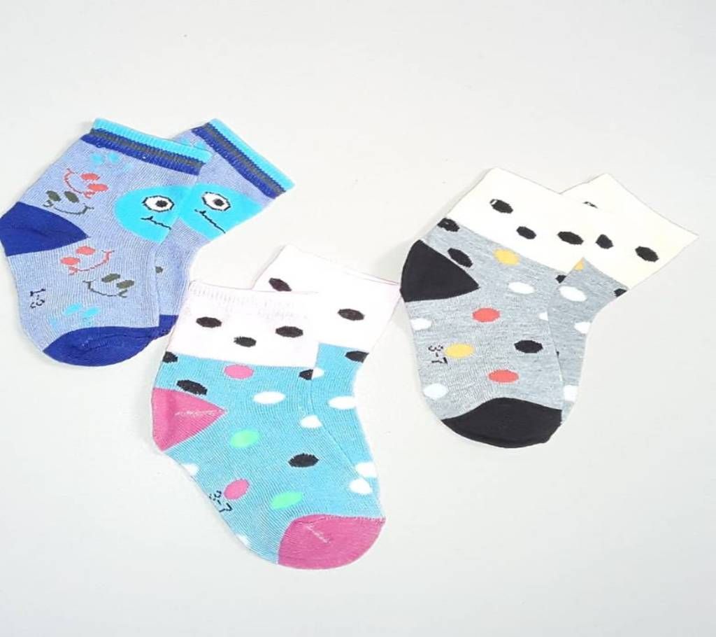 Cotton Socks for Baby - 3 Pair