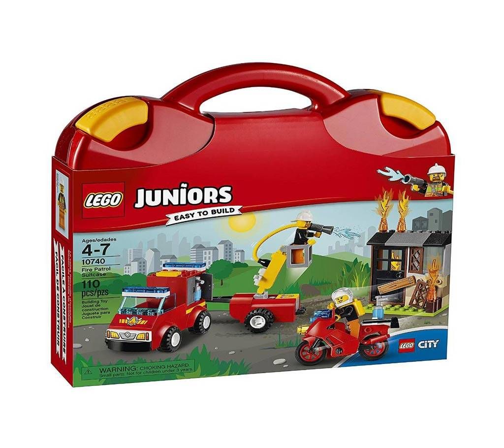 LEGO Juniors 10740 - Fire Patrol Suitcase