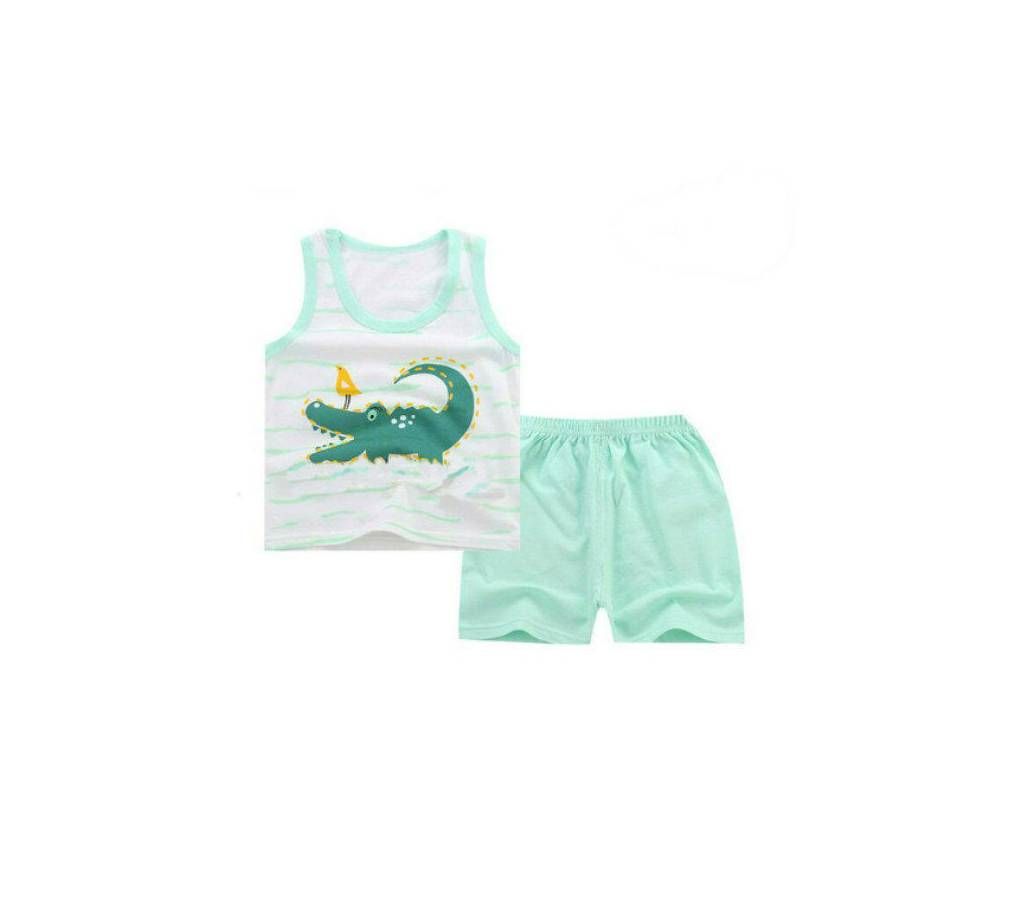 Baby Boy Sleeveless Dress Set