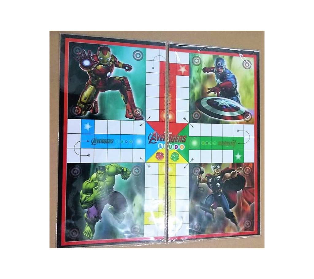 AVENGERS FOLDING LUDO - MULTICOLOR