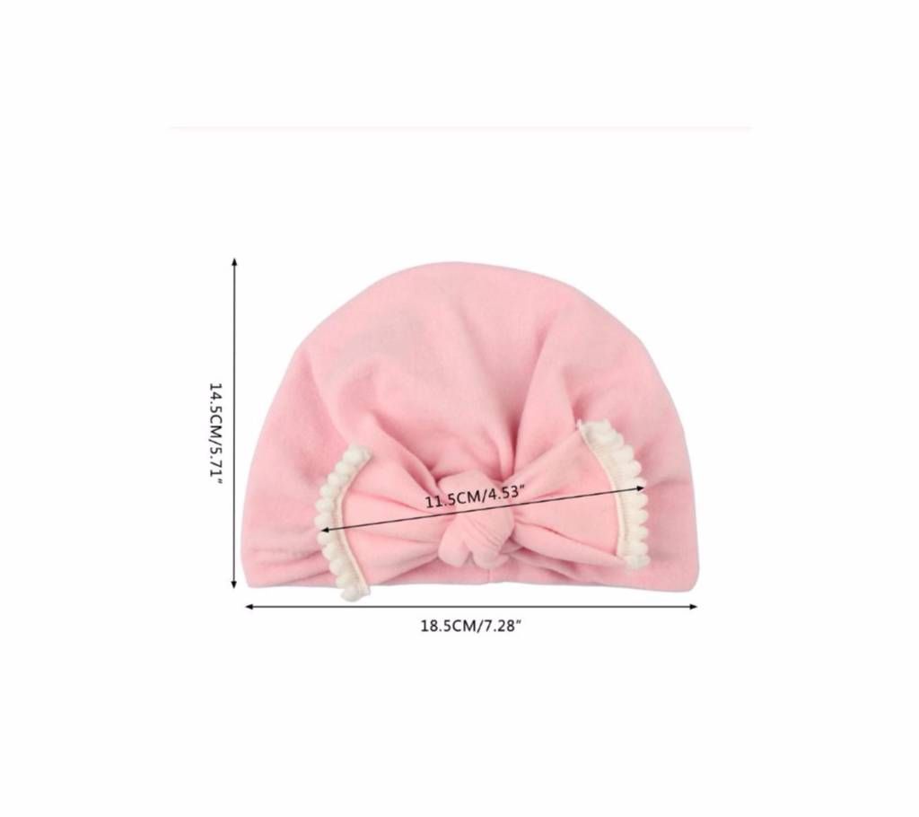 Newborn Infant Baby Cotton Knotted Turban Hat