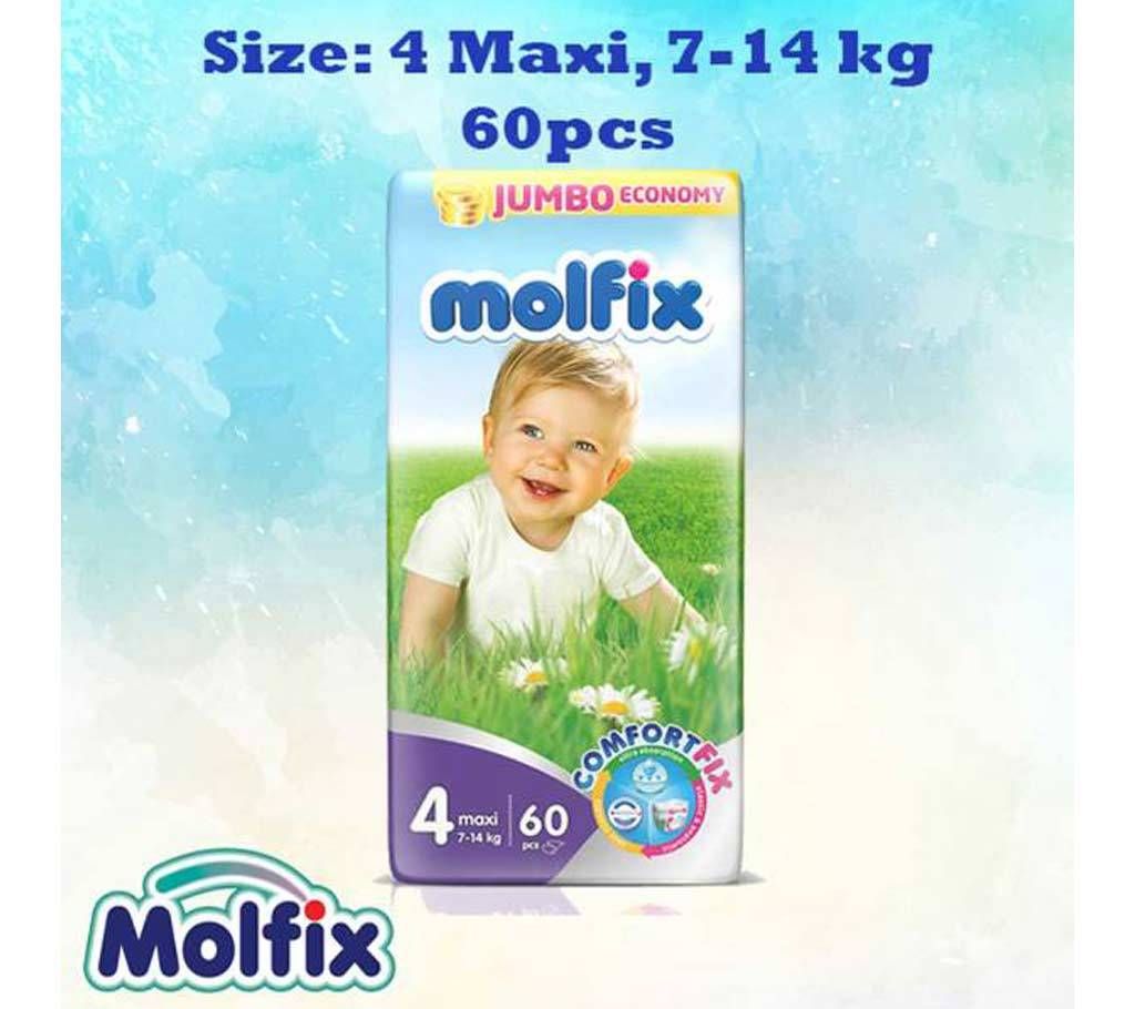 Molfix Diaper 4 maxi 7-14 Kg 60pcs