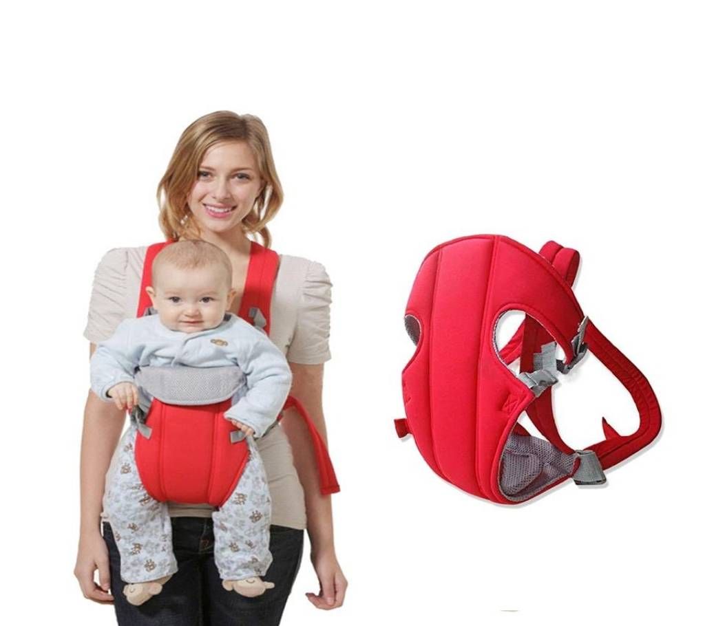 NEWBORN BABY CARRIER BACKPACK - RED
