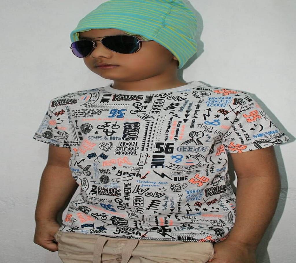 boys all over print tshirt