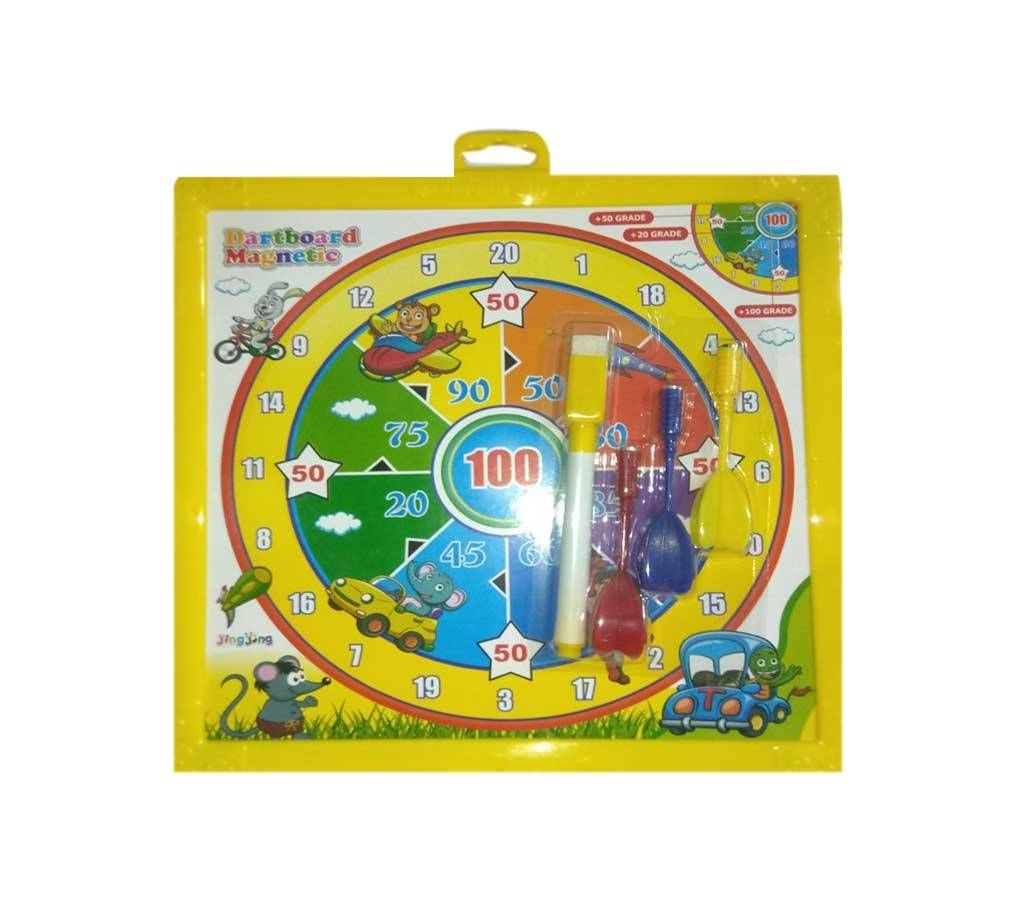 Dartboard with white board