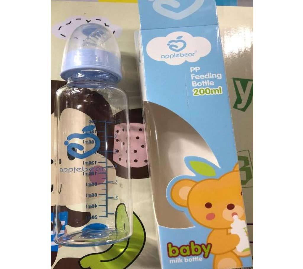 Apple bear glass Baby feeder-200ml