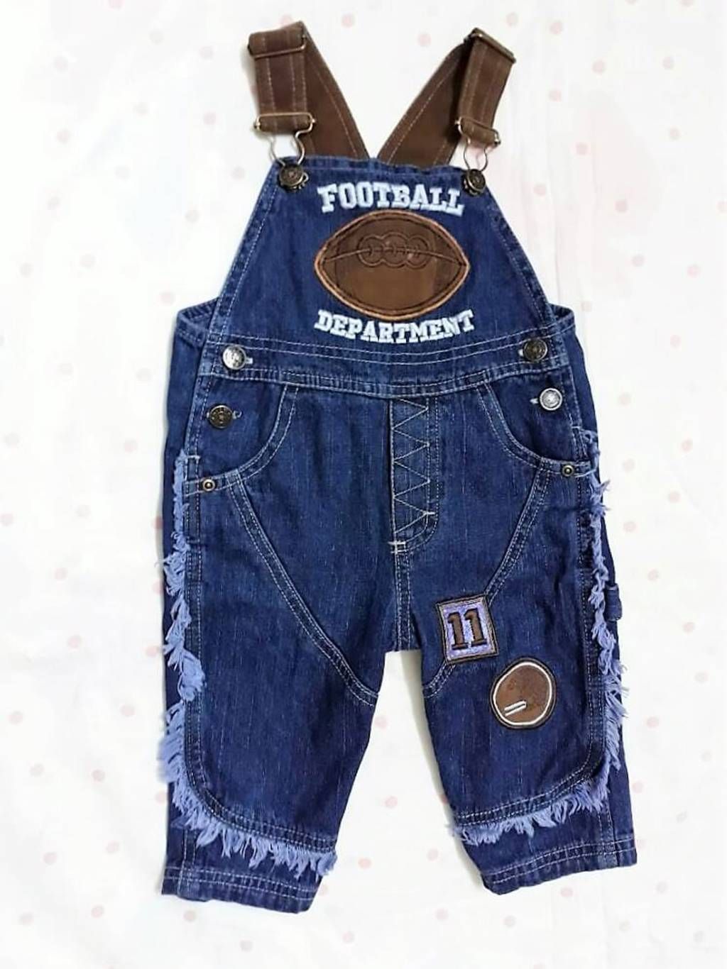 Boys Denim Fancy Romper For Baby Boys