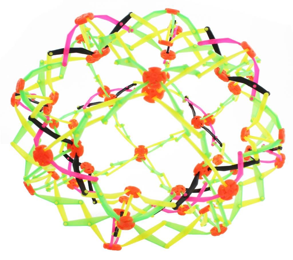 Geometric Hand Catch Flower Expandable Ball For Kids