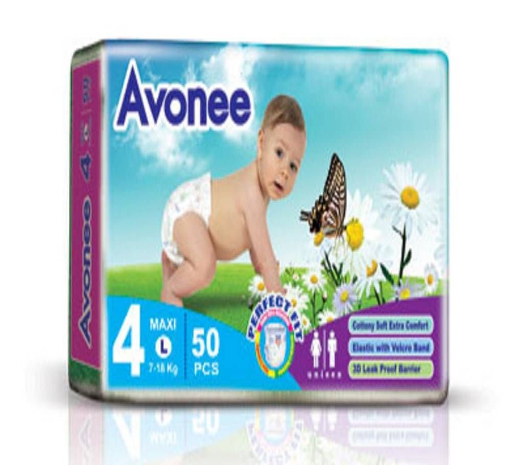 Avonee-4 Diaper (Maxi) 7-18kg 50Pcs Bangladesh 