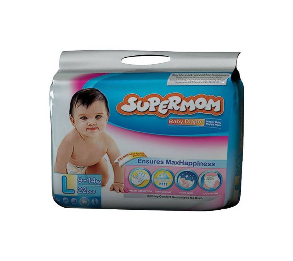 Baby Diaper - Large (9-14kg) - 22pcs