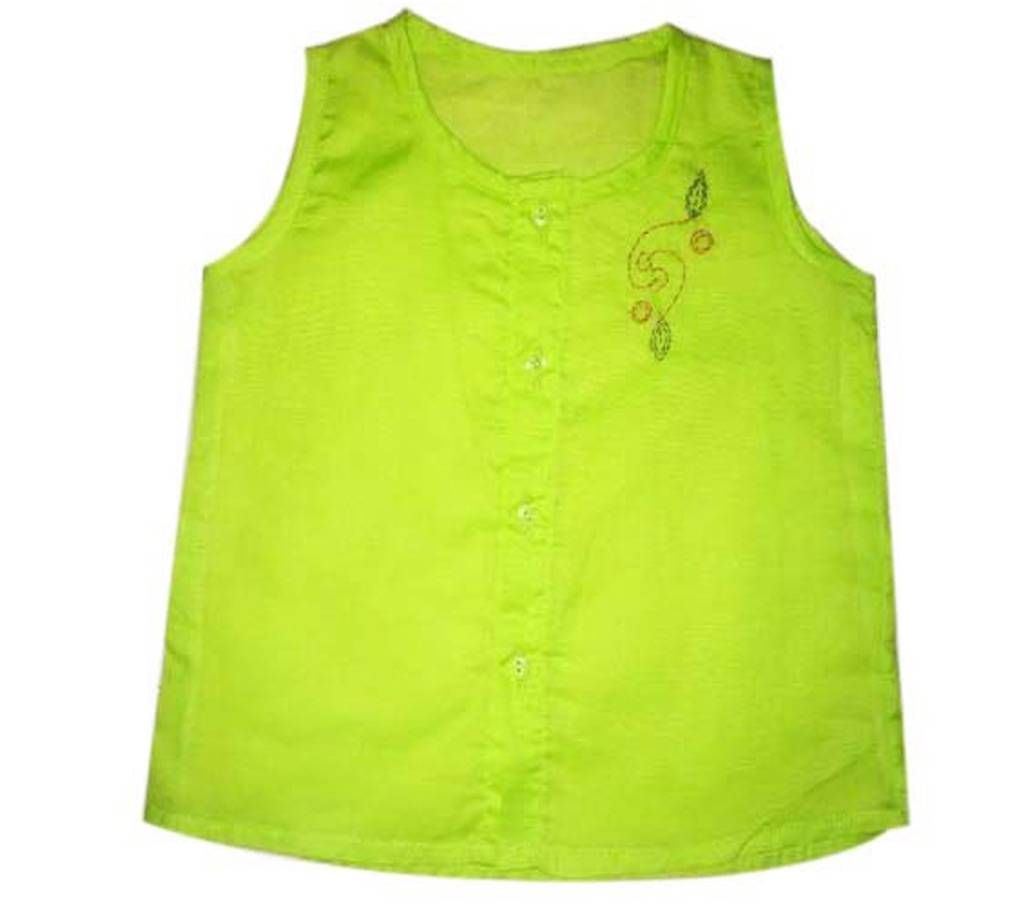 Baby Sleeveless nima - Yellow Green