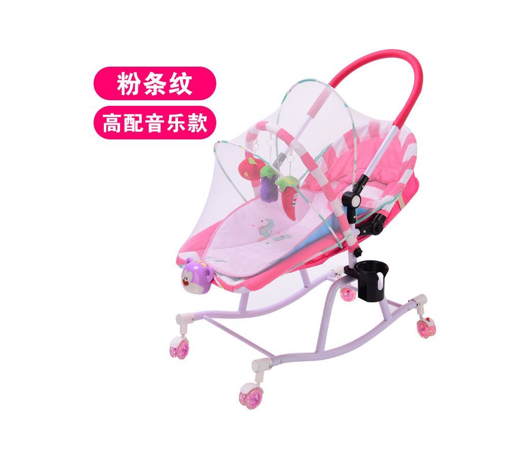 Baby swing chair with trolley