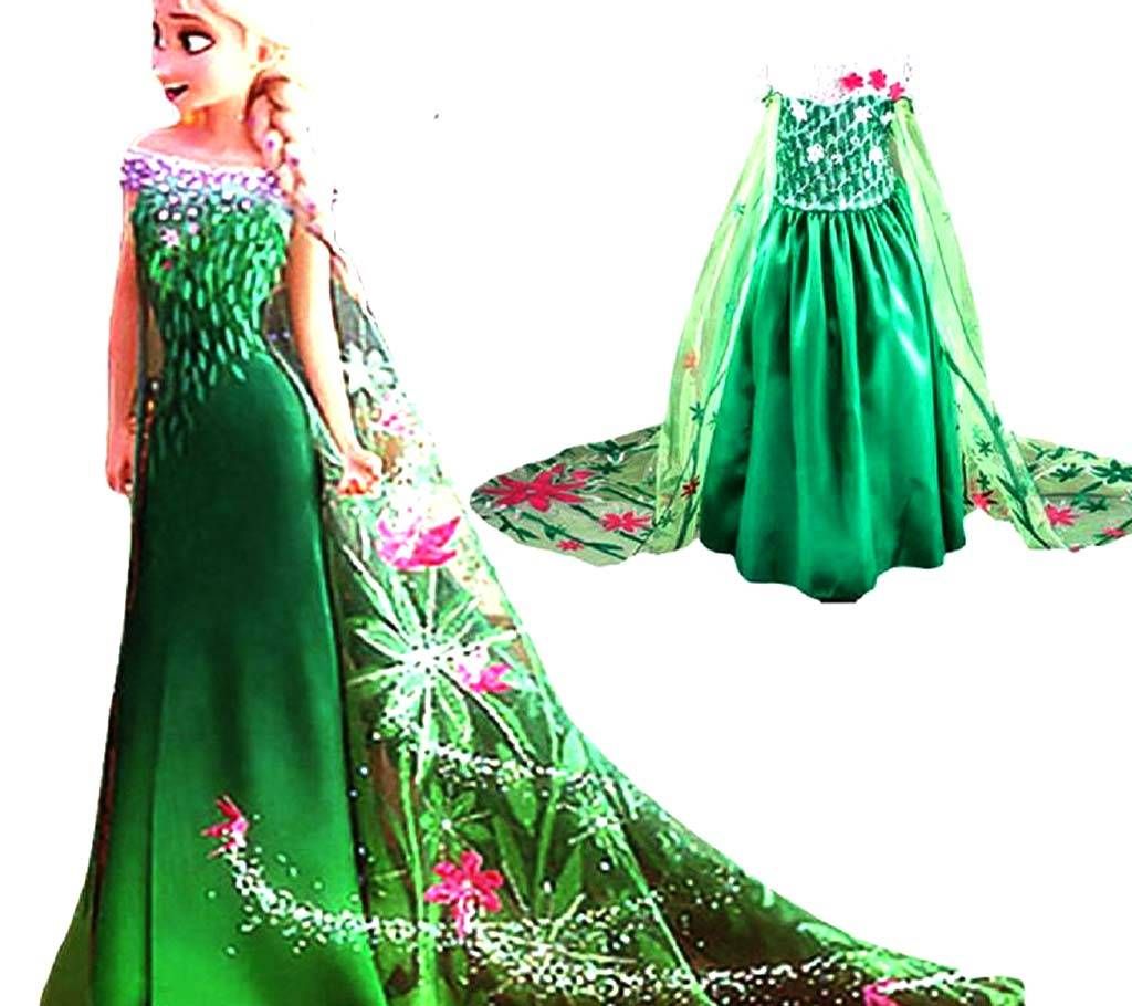 Elsa green dress