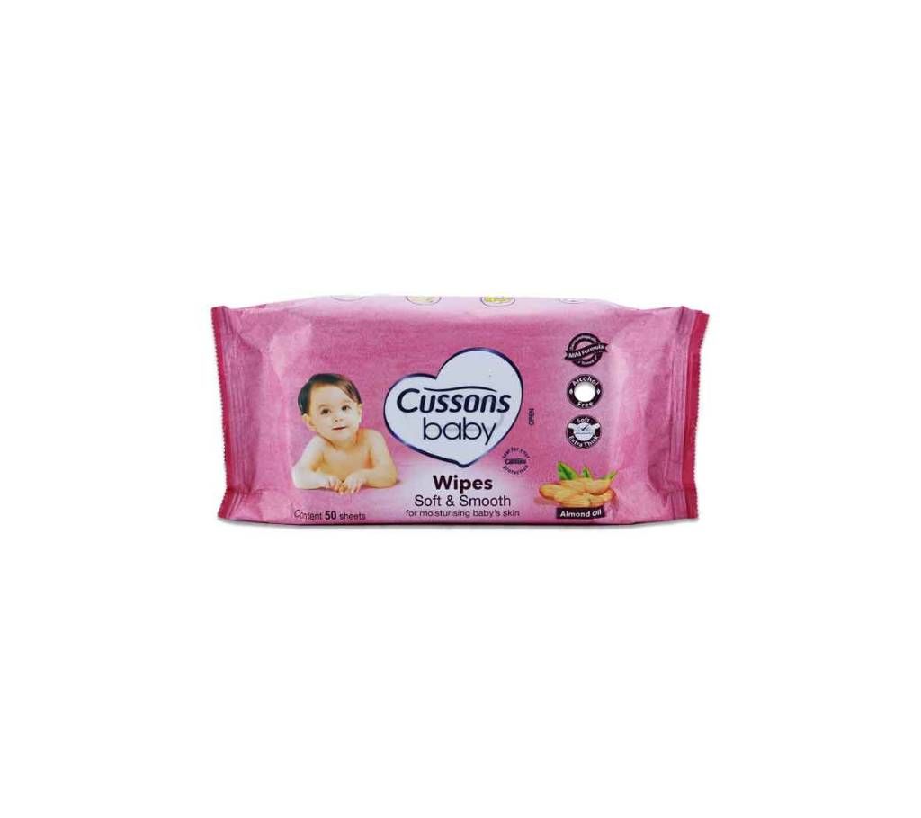CUSSONS BABY Wipes Soft And Smooth 50's - Indonesia 