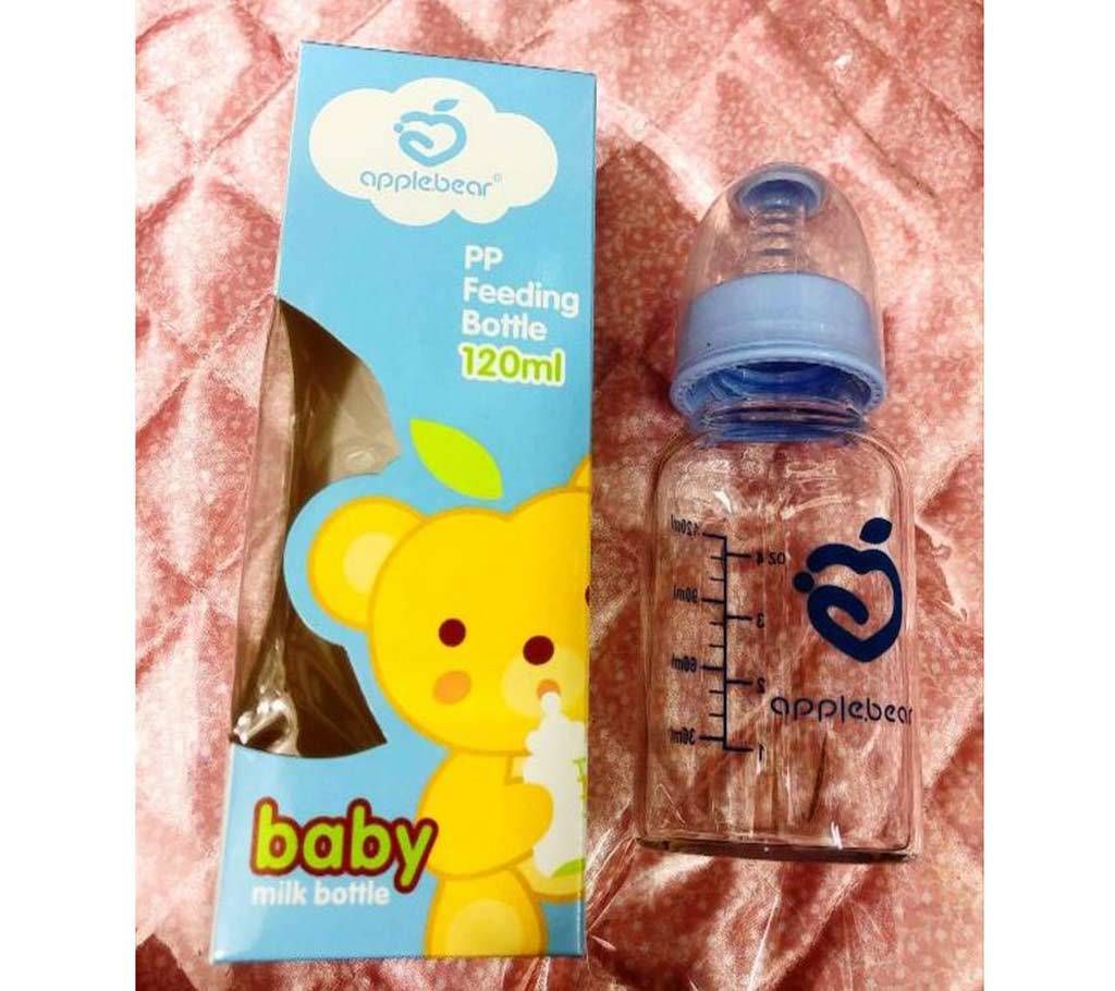 Apple bear glass baby feeder -120ml