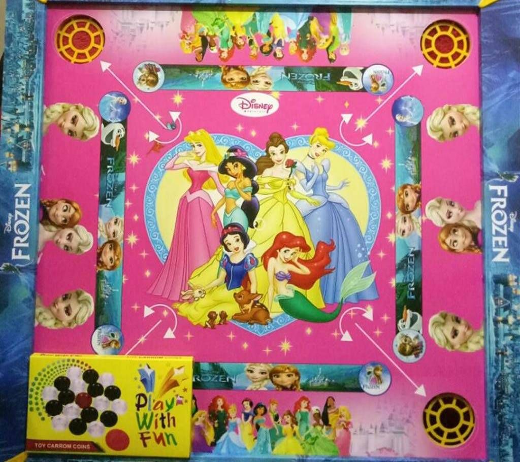 princess kids carrom cum ludo